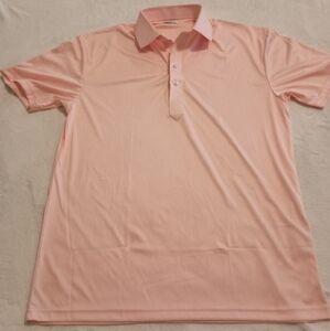 Collars & Co. The Original Dress Collar Polo Men's Size Large In Peach